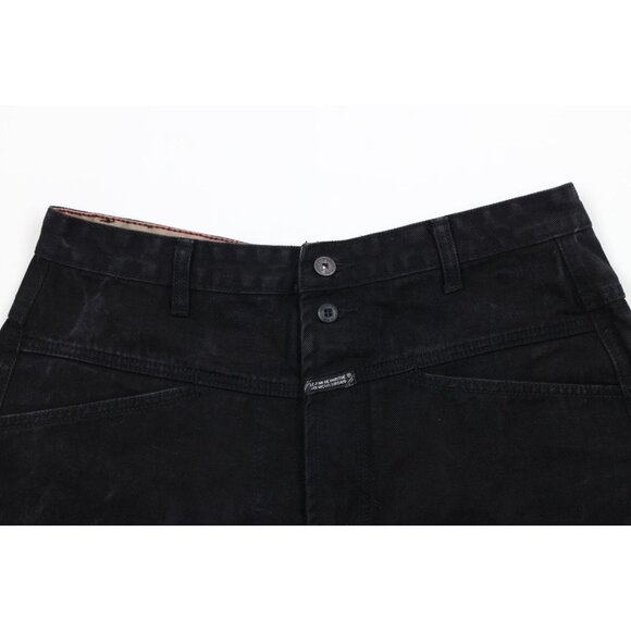 Vintage 90s Marithe Francois Girbaud Mens 32 Distressed Baggy Denim Shorts Jorts - Picture 2 of 13